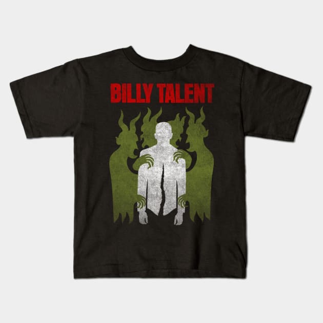 Billy Talent Designs Part II Kids T-Shirt by wild viking studio official